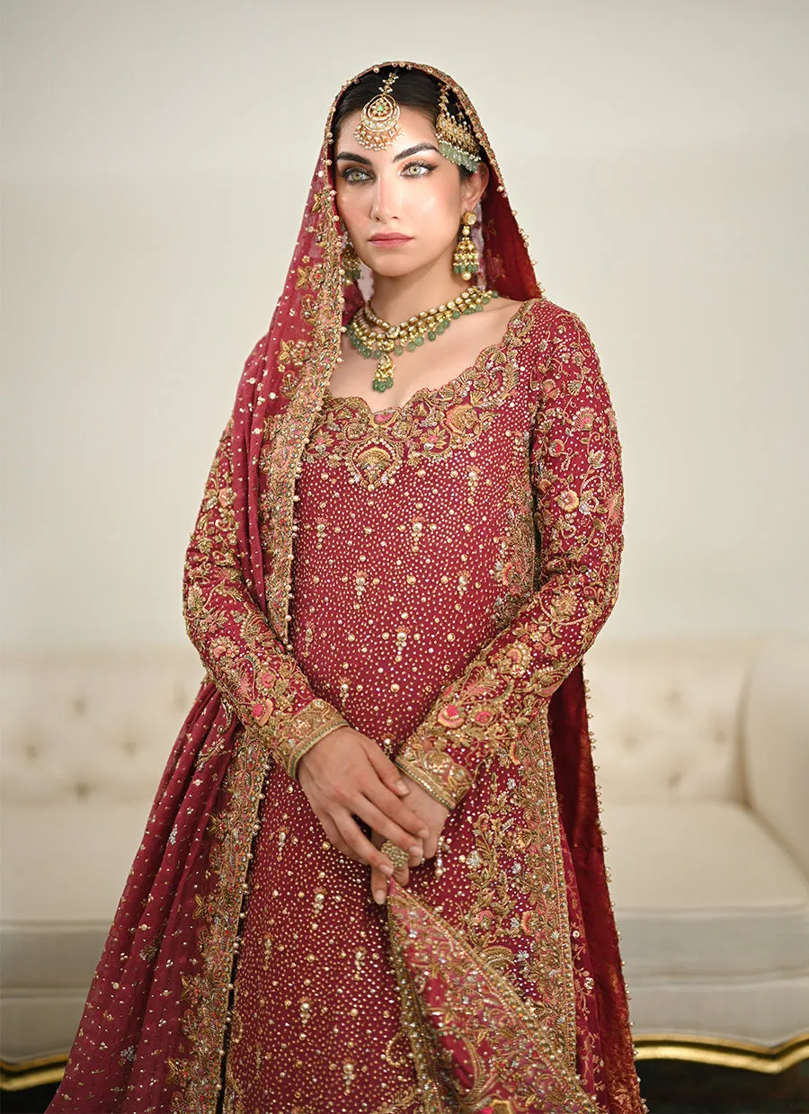 Mehtab Scarlet Farshi Bridal