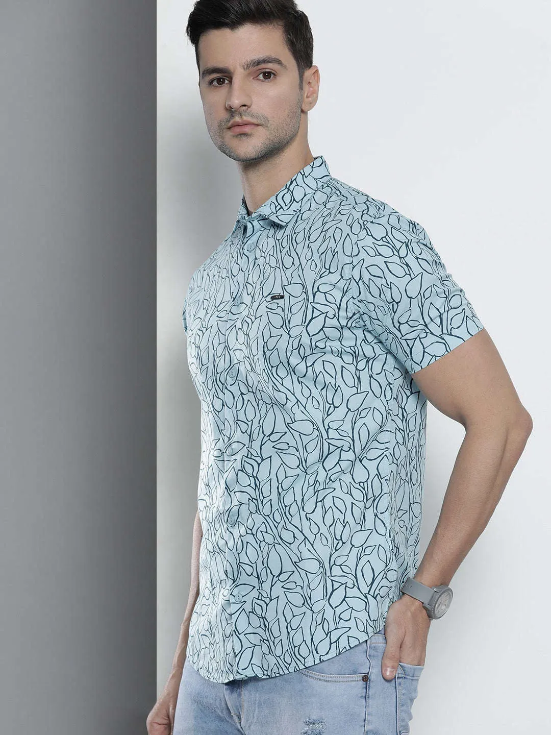 Men Abstract Printed Shirt