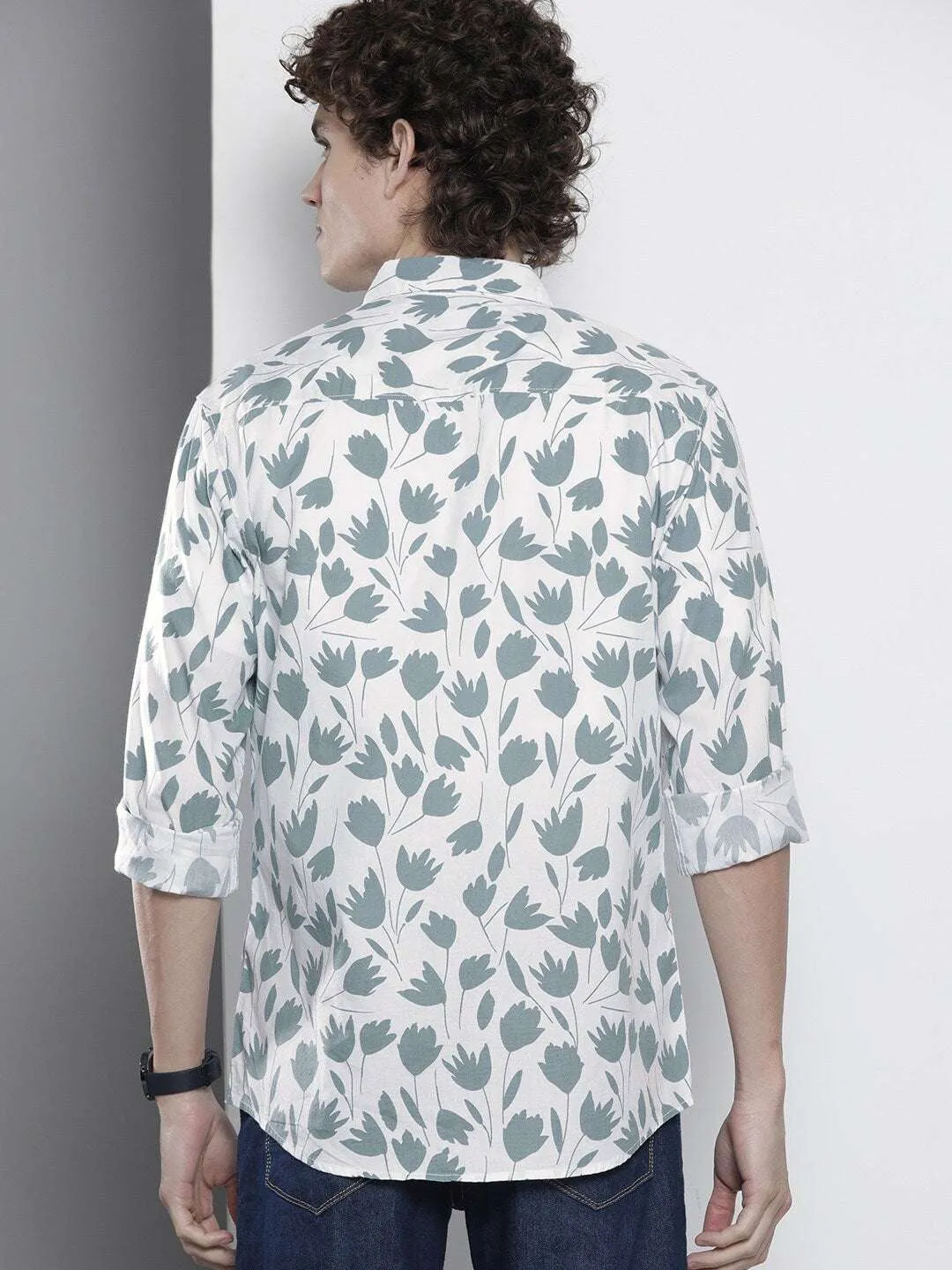 Men Abstract Printed Shirt