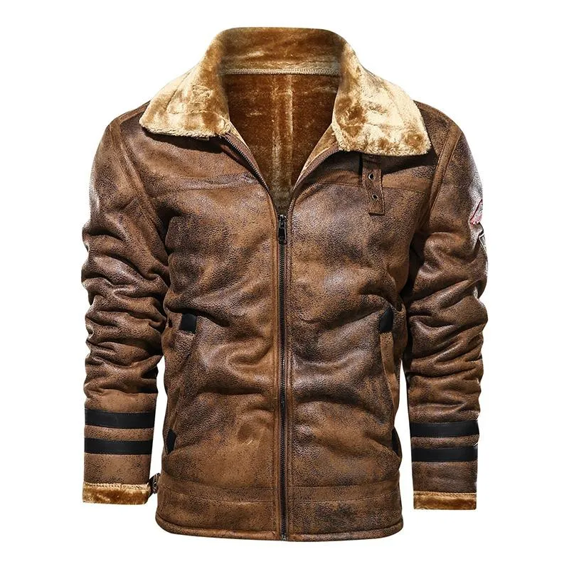 Men's Fur Vintage Jacket 07622008YM