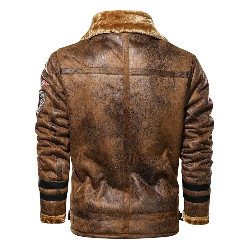 Men's Fur Vintage Jacket 07622008YM