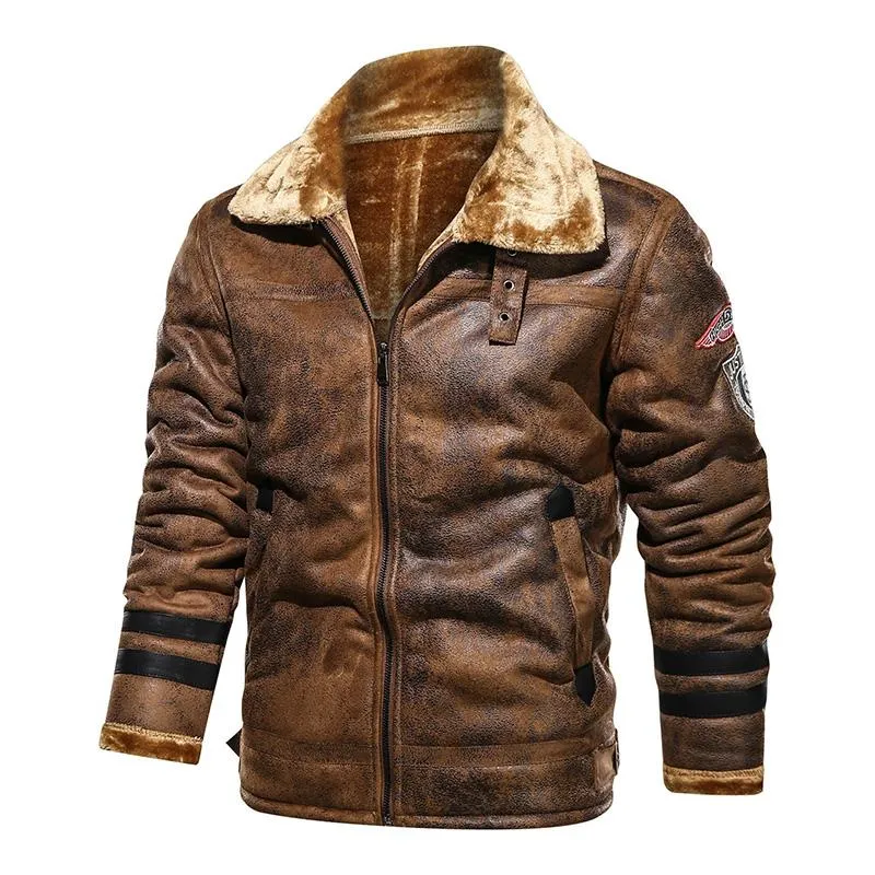 Men's Fur Vintage Jacket 07622008YM