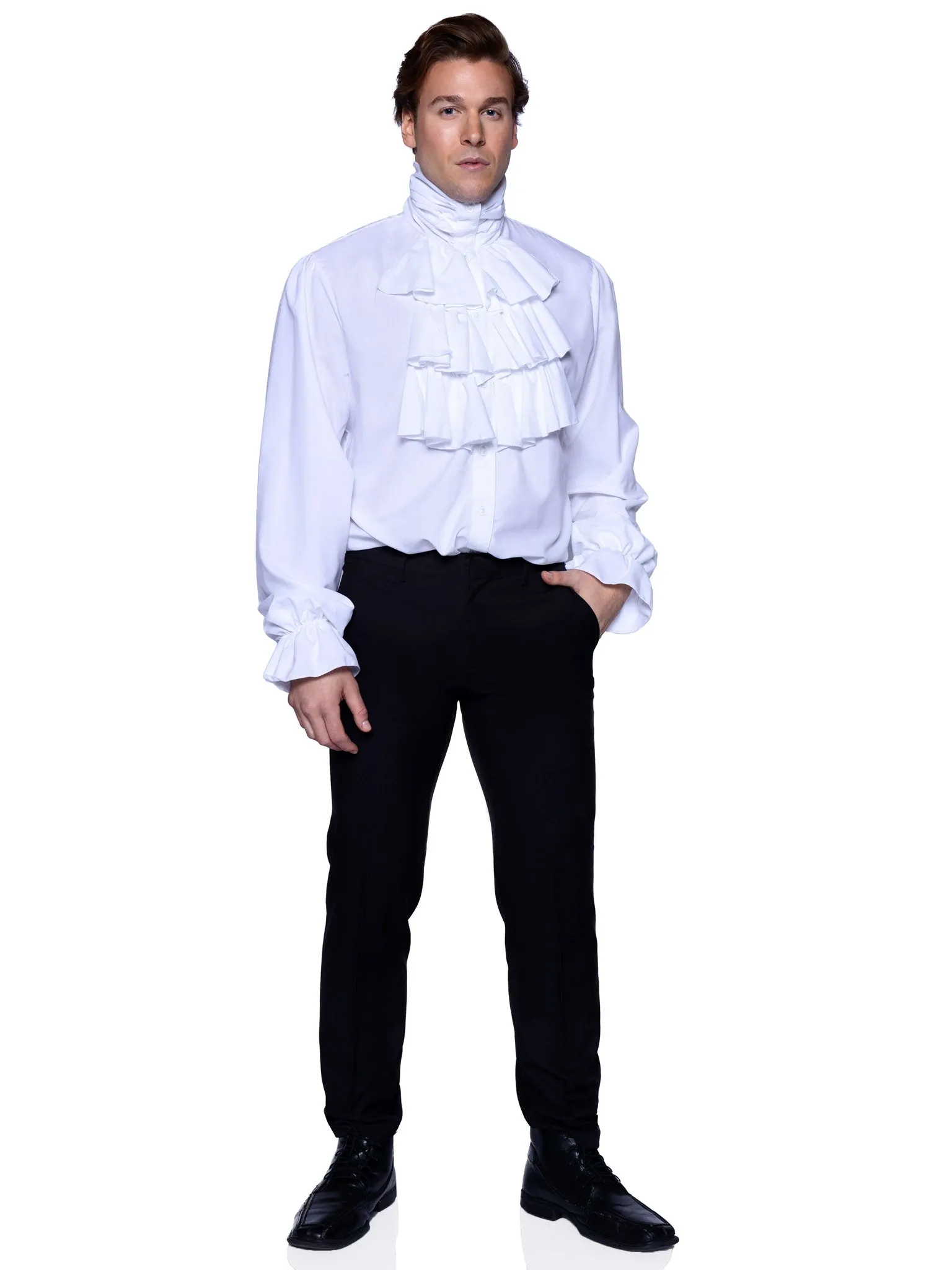 Mens Ruffle Front Costume Shirt