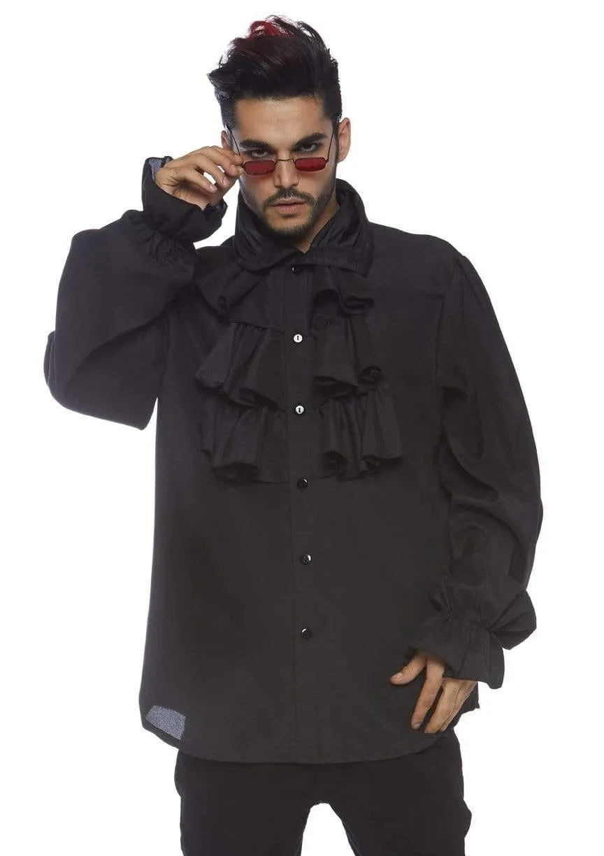 Mens Ruffle Front Costume Shirt