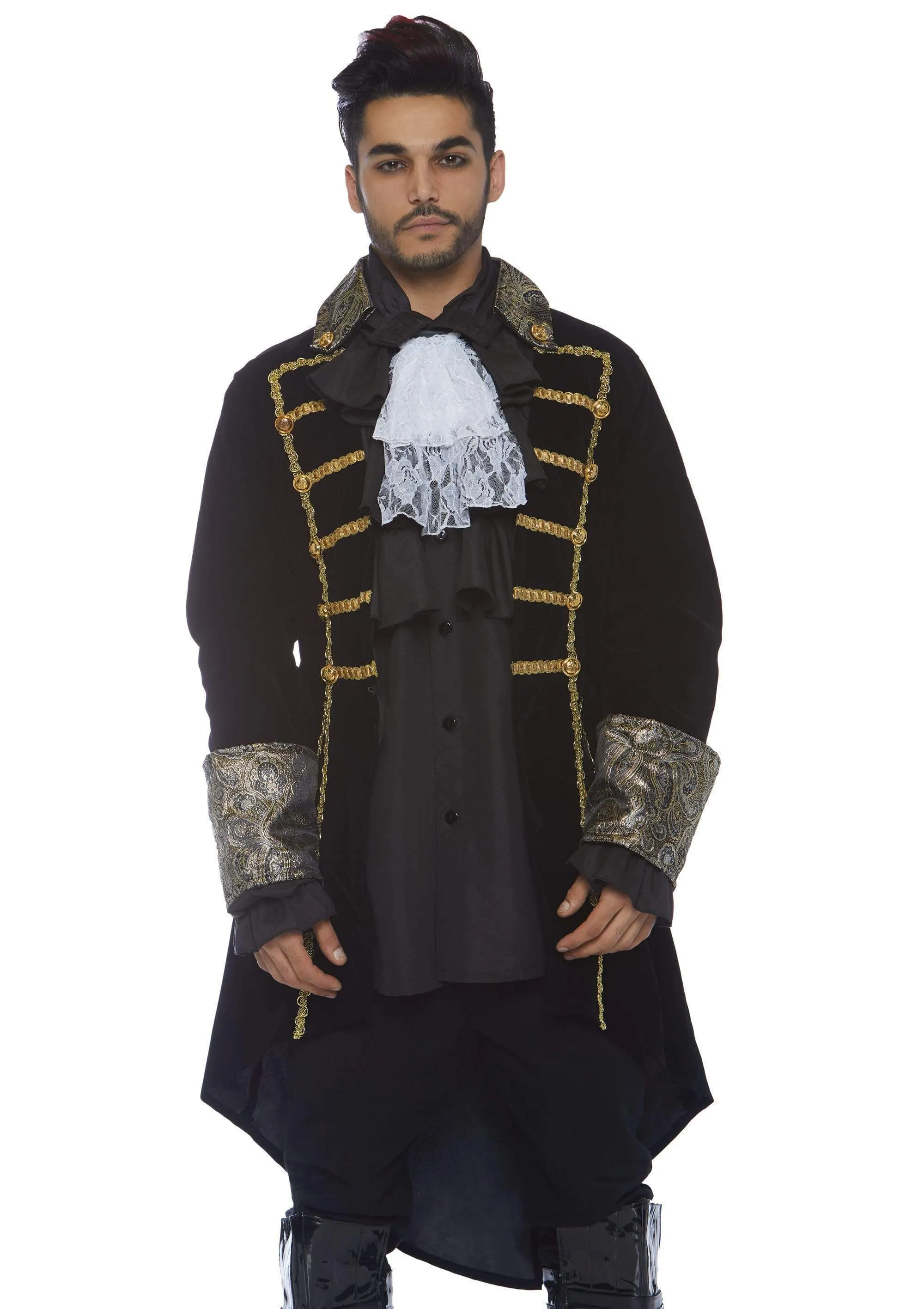 Mens Ruffle Front Costume Shirt