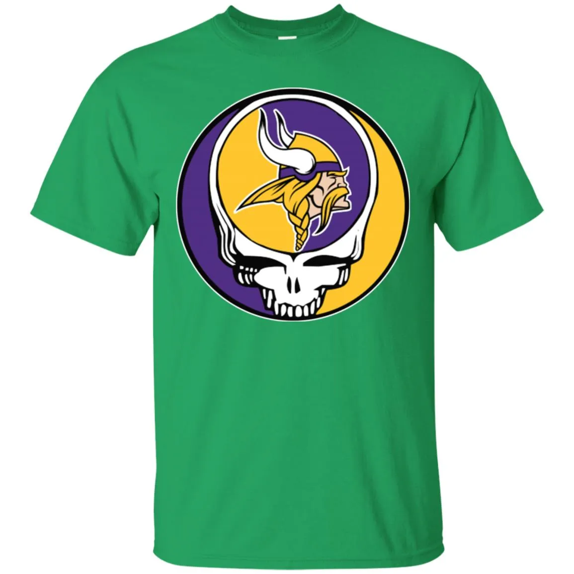 Minnesota Vikings Grateful Dead Steal Your Face Football Nfl Shirts