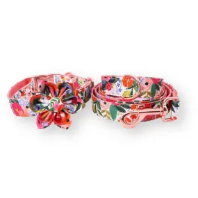 Morning Floral Flower Unbreakable Collar™ & Leash Set