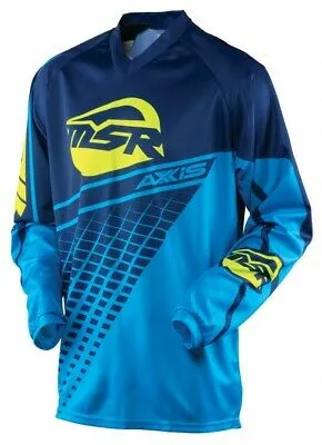 MSR SHIRT AXXIS MX MOTOCROSS NAVY/CYAN