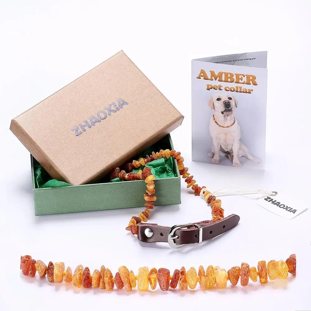 Natural Amber Flea & Tick Collar Handmade