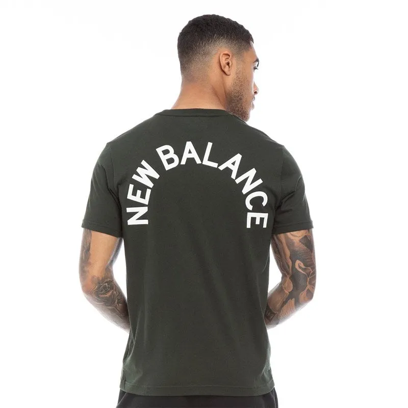 New Balance Logo Essential T-Shirt - Khaki Green