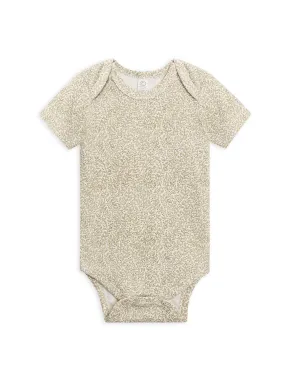 Organic Baby Afton Bodysuit - Fern / Ivory   Herb