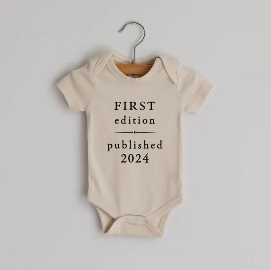 Organic Baby Bodysuit - First Edition 2025