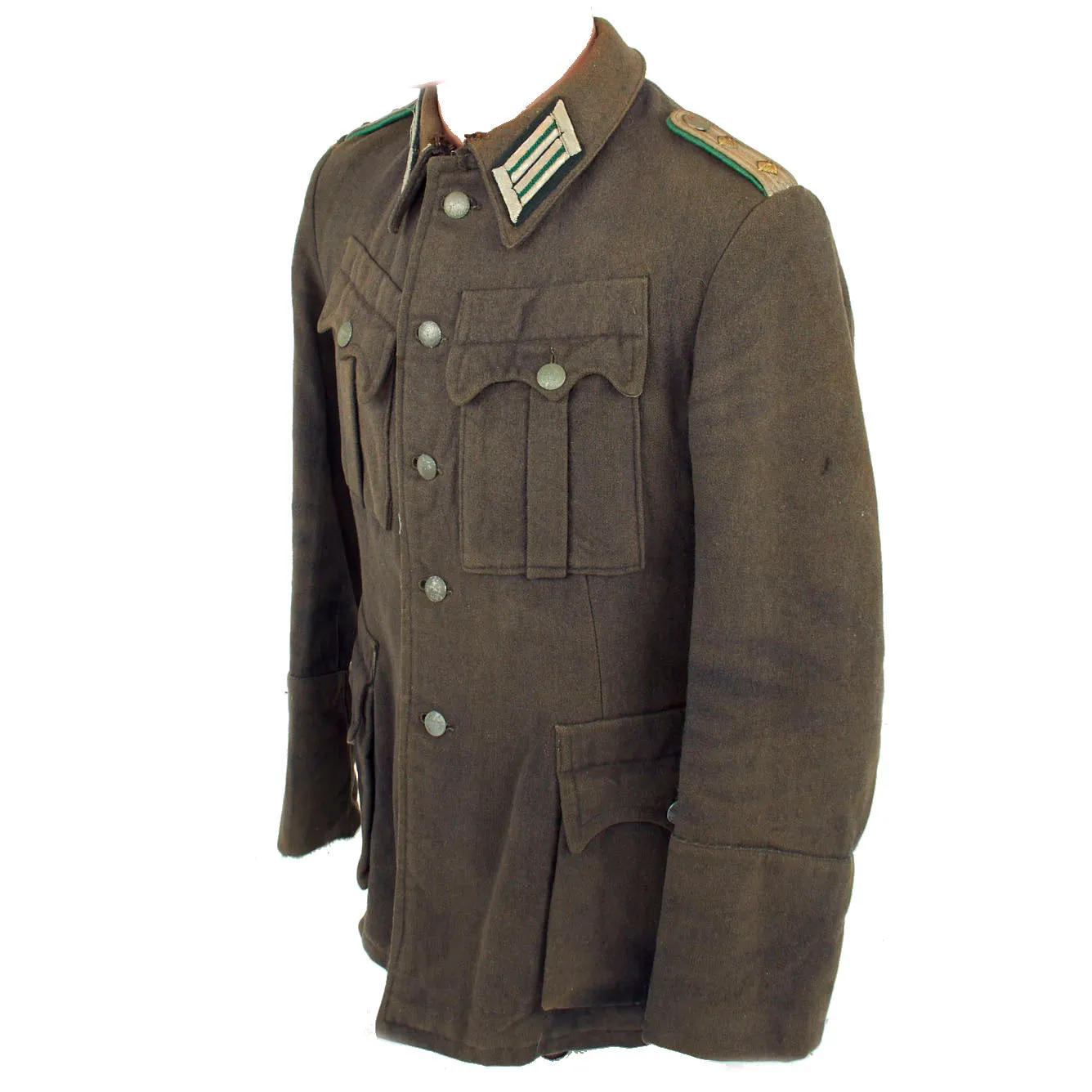 Original German WWII Gebirgsjäger Mountain Trooper Hauptmann Officer's Tunic - Pre-War Austrian Uniform Conversion