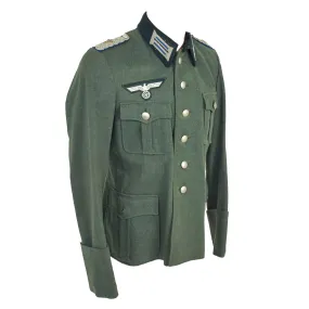 Original German WWII Heer Medical Administrative Official M36 Dienstrock Service Tunic