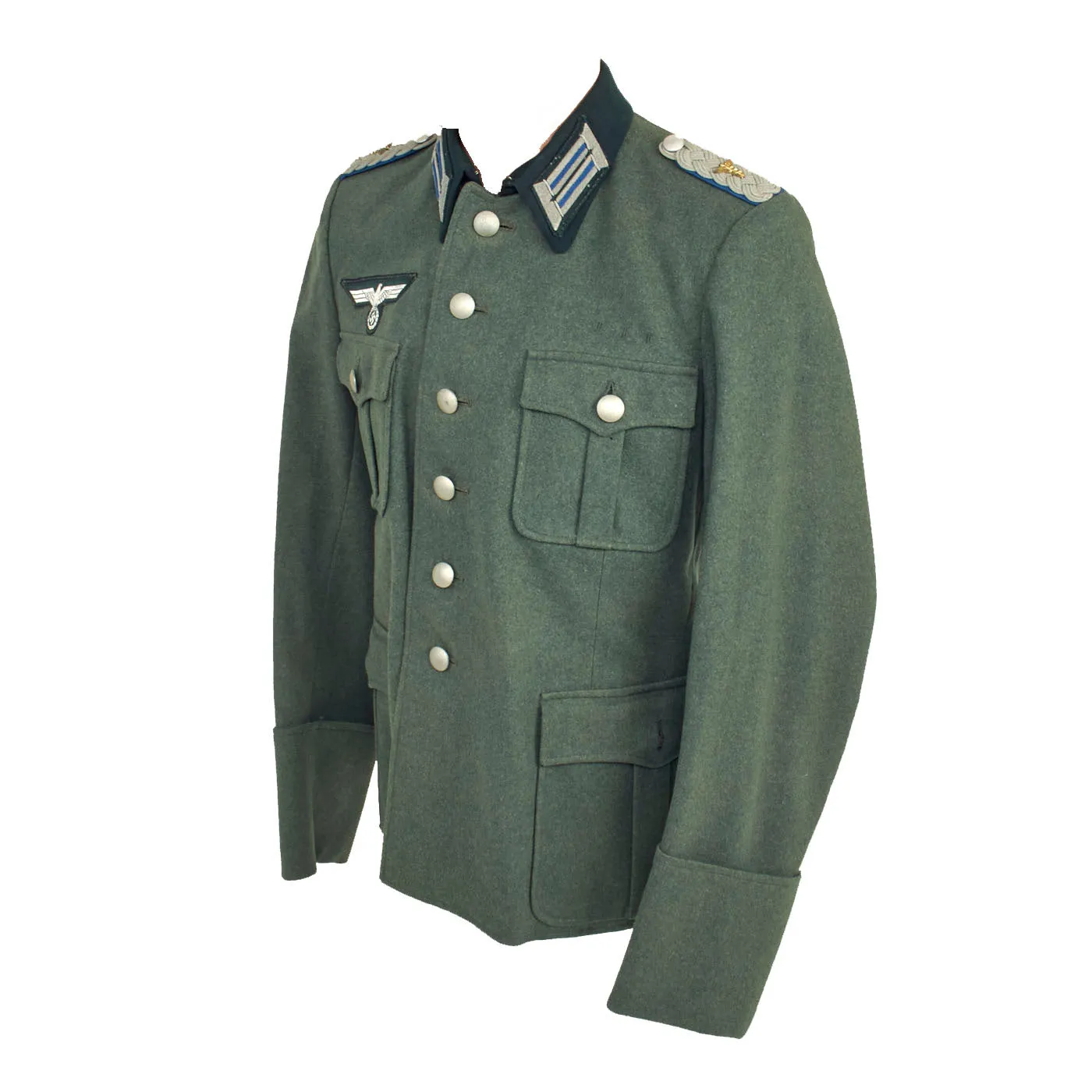 Original German WWII Heer Medical Administrative Official M36 Dienstrock Service Tunic