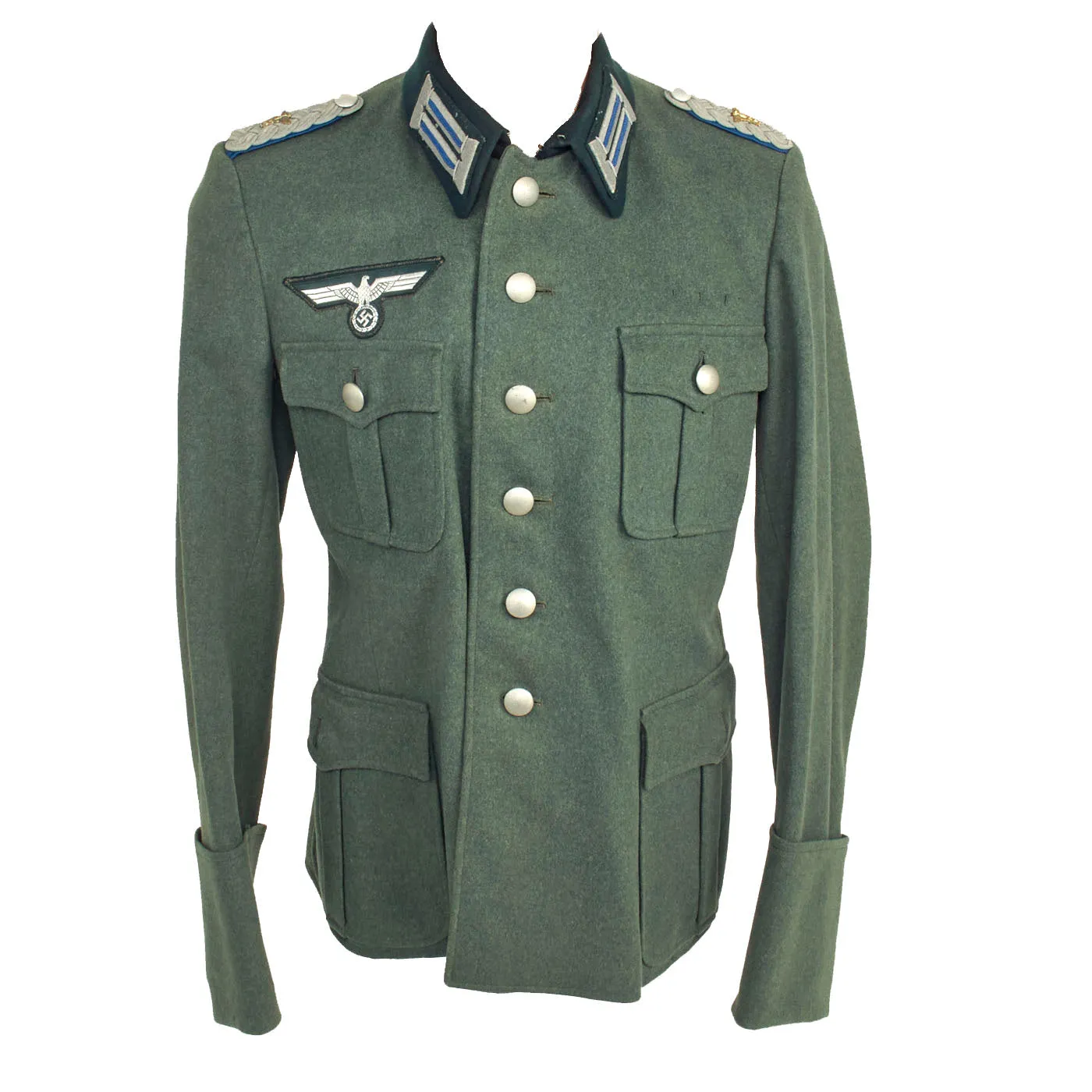 Original German WWII Heer Medical Administrative Official M36 Dienstrock Service Tunic