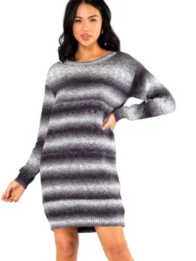 Outerspace Dyed Tunic Knit - Stone Grey