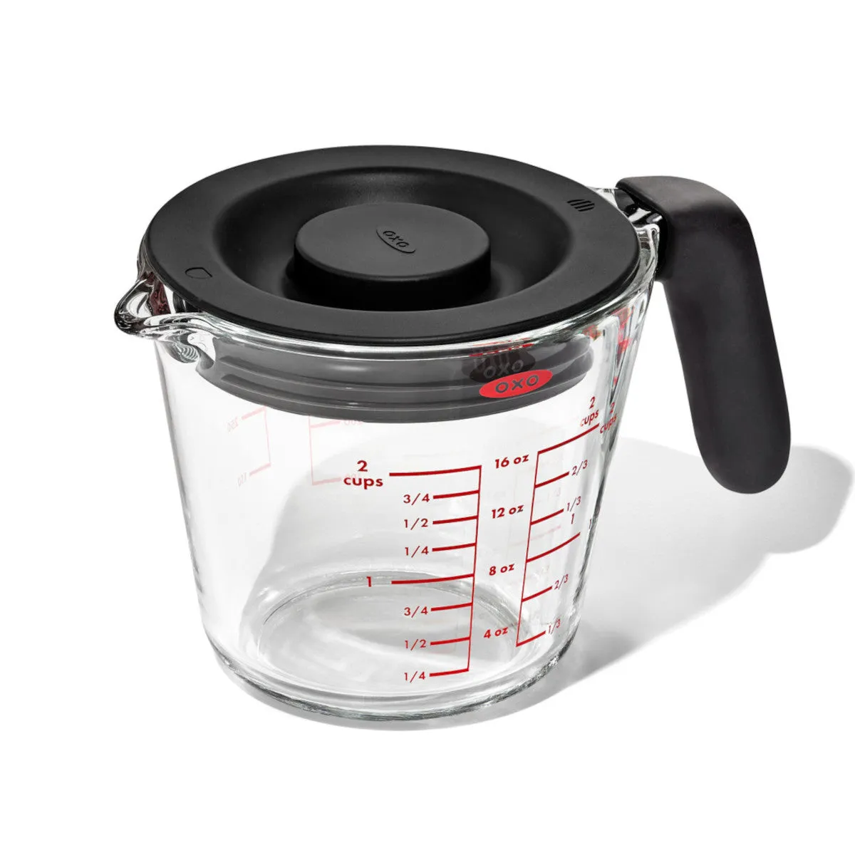 OXO Good Grips Glass Measuring Cup with Lid 500ml (2 Cups)