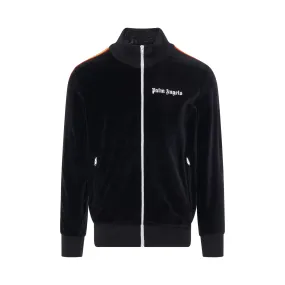 PA Rainbow Chenille Track Jacket in Black/White