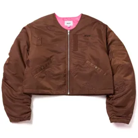 PAISLEY SATIN BOMBER JACKET