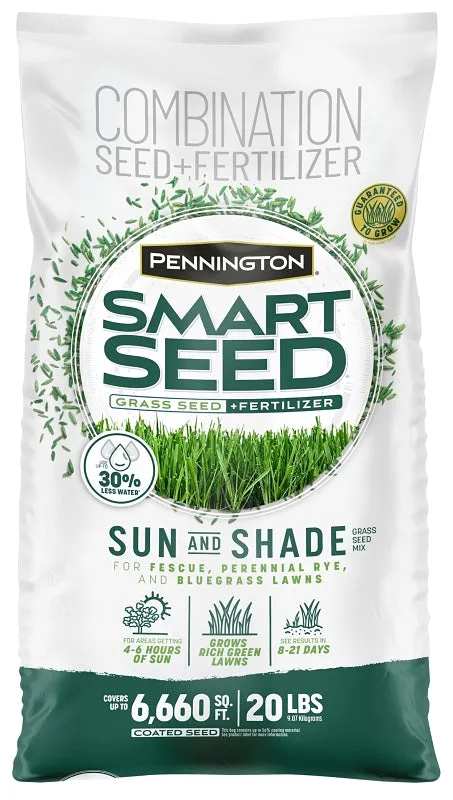 Pennington 100543720 Grass Seed, 20 lb Bag :BAG: QUANTITY: 1