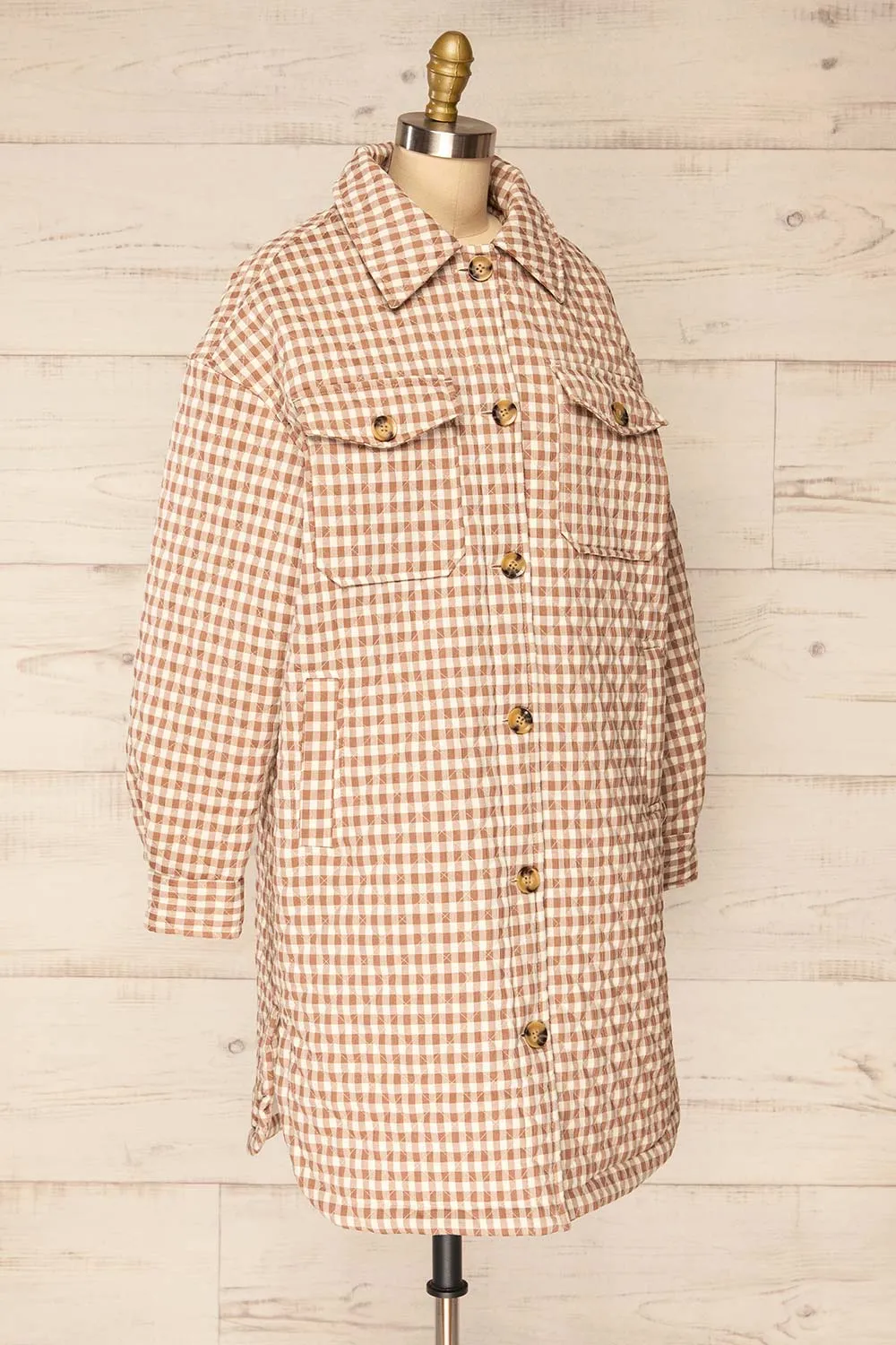 Pergola | Quilted Gingham Jacket