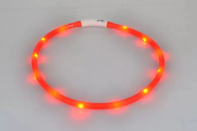 Pet Luminous Collar Pet Collar Usb Charging Diy Dog Luminous Collar Led Neck Collar Safe Dog Walking