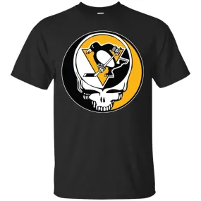 Pittsburgh Penguins Grateful Dead Steal Your Face Hockey Nhl Shirts