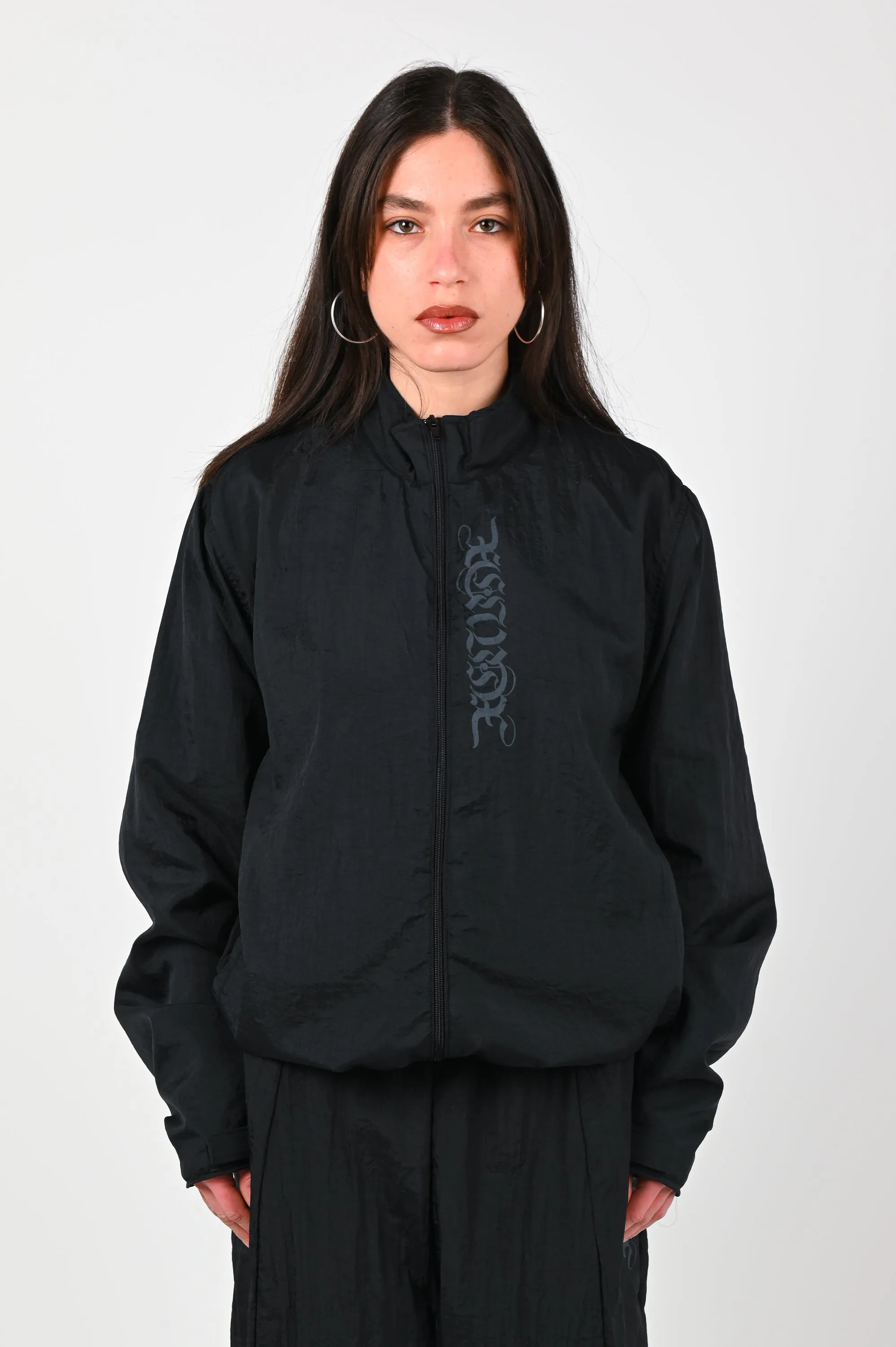 Posture Track Jacket in Black