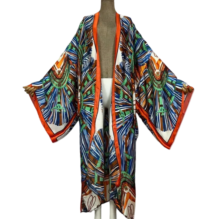 Pre Order:  Cozy Vibrant Kimono Cardigan  - WINI