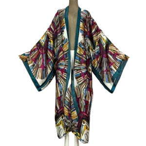 Pre Order:  Cozy Vibrant Kimono Cardigan  - WINI