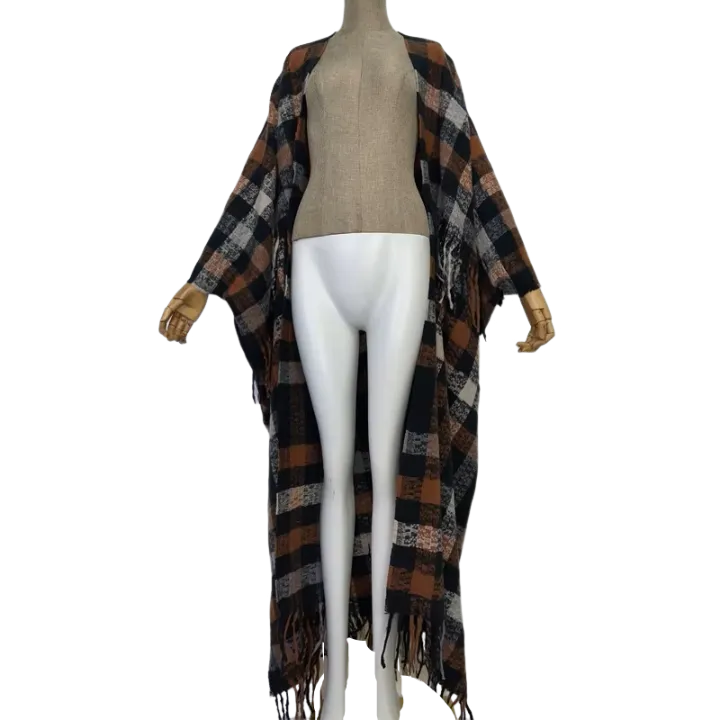 Pre Order:  Premium Chic Plaid Winter Cardigan - WINI