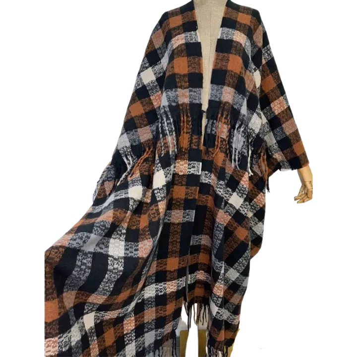 Pre Order:  Premium Chic Plaid Winter Cardigan - WINI