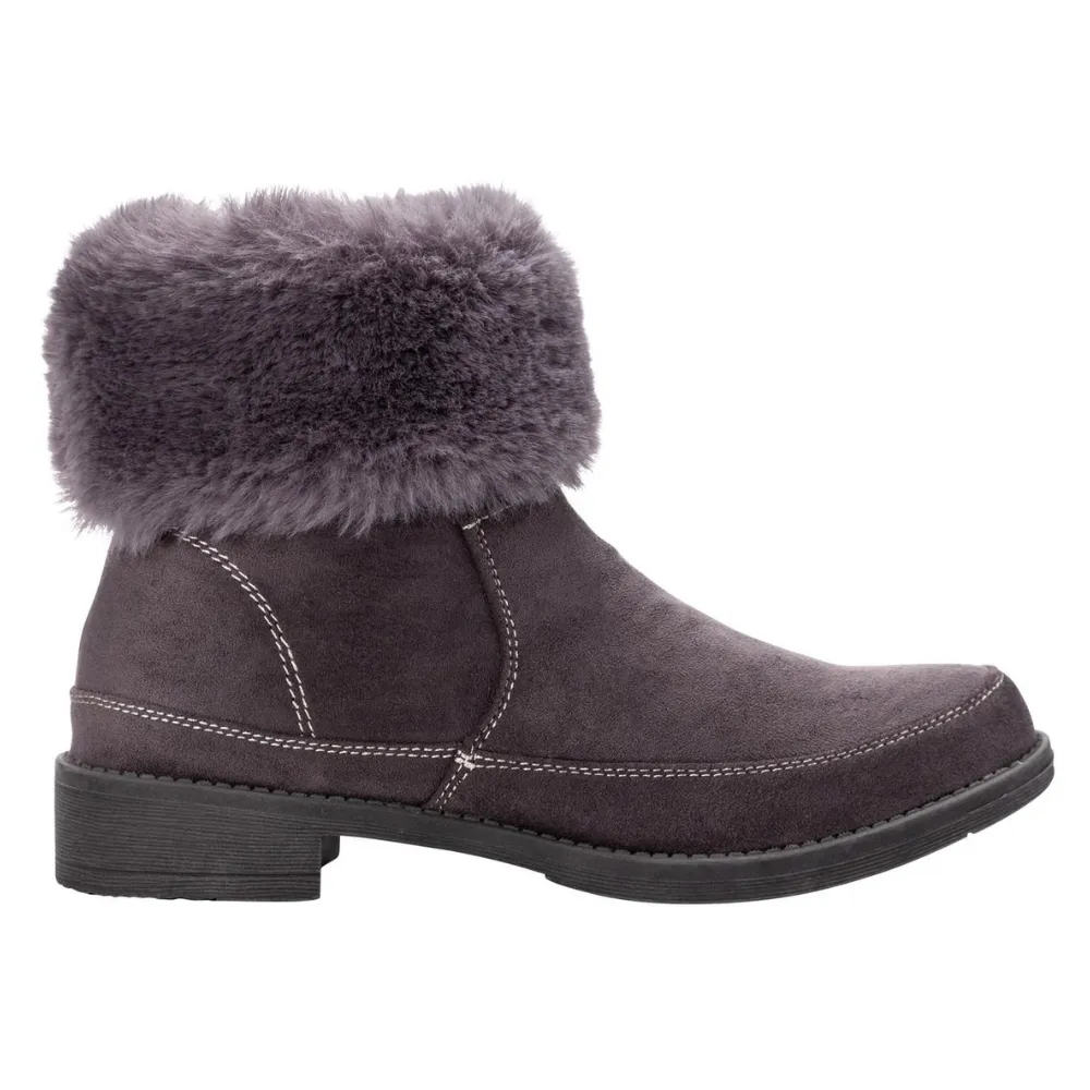 Propet Tabitha Faux Fur Ankle Grey Boot (Women's)