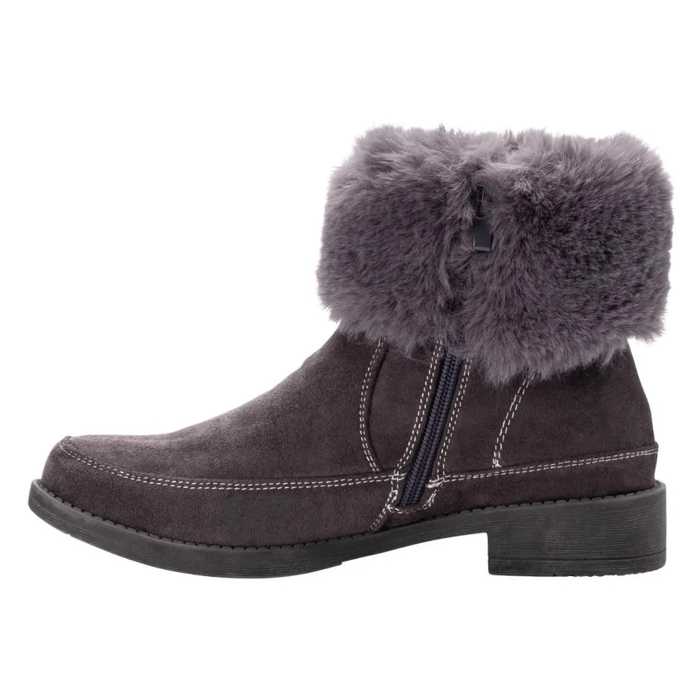 Propet Tabitha Faux Fur Ankle Grey Boot (Women's)