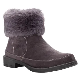 Propet Tabitha Faux Fur Ankle Grey Boot (Women's)