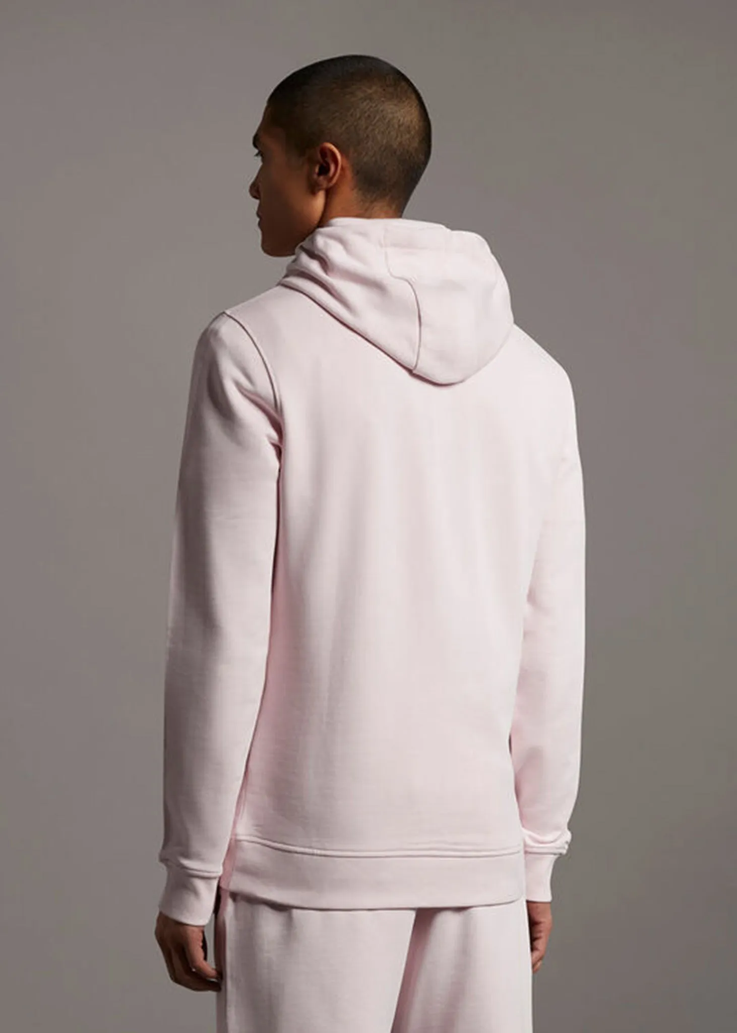 Pullover hoodie - stonewash pink