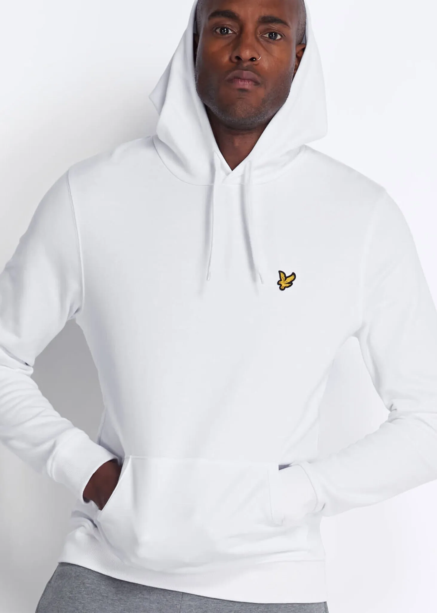 Pullover hoodie - white