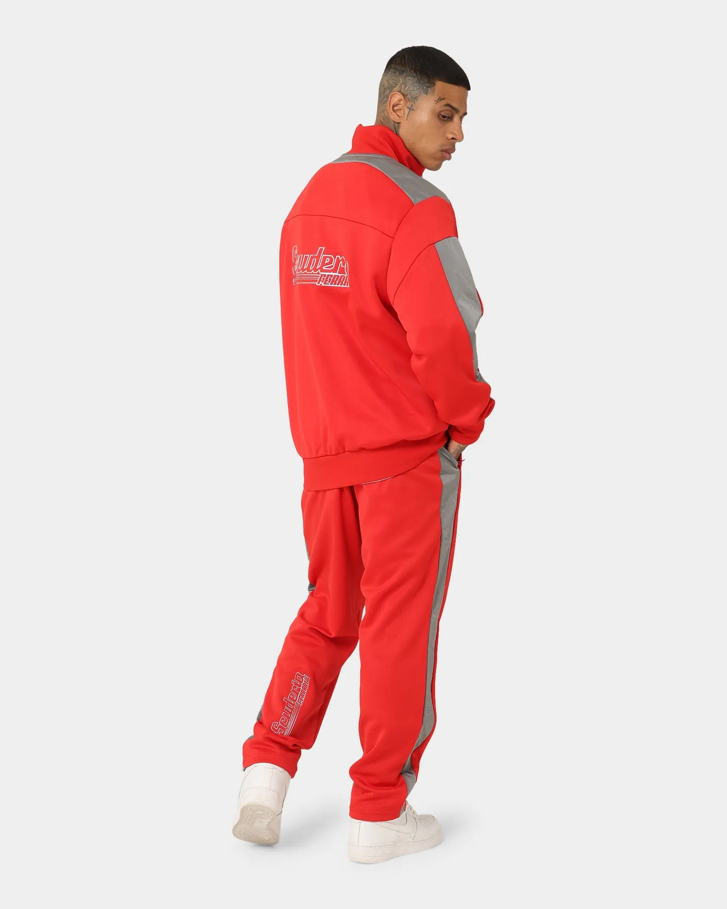 Puma X Ferrari Motorsports MT7 Monochrome Track Jacket Rosso Corsa