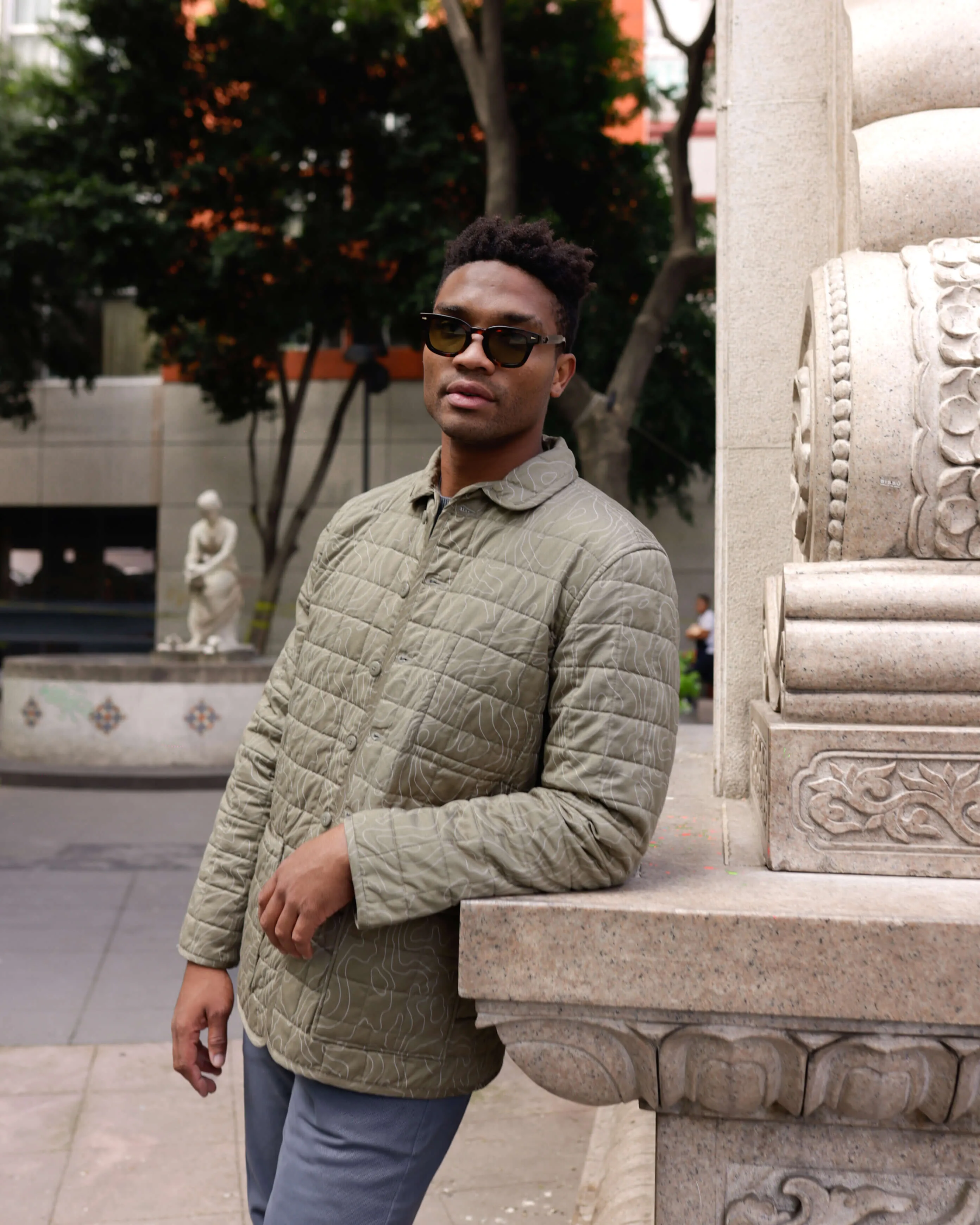 Quilted Kite Jacket / Tank Maps