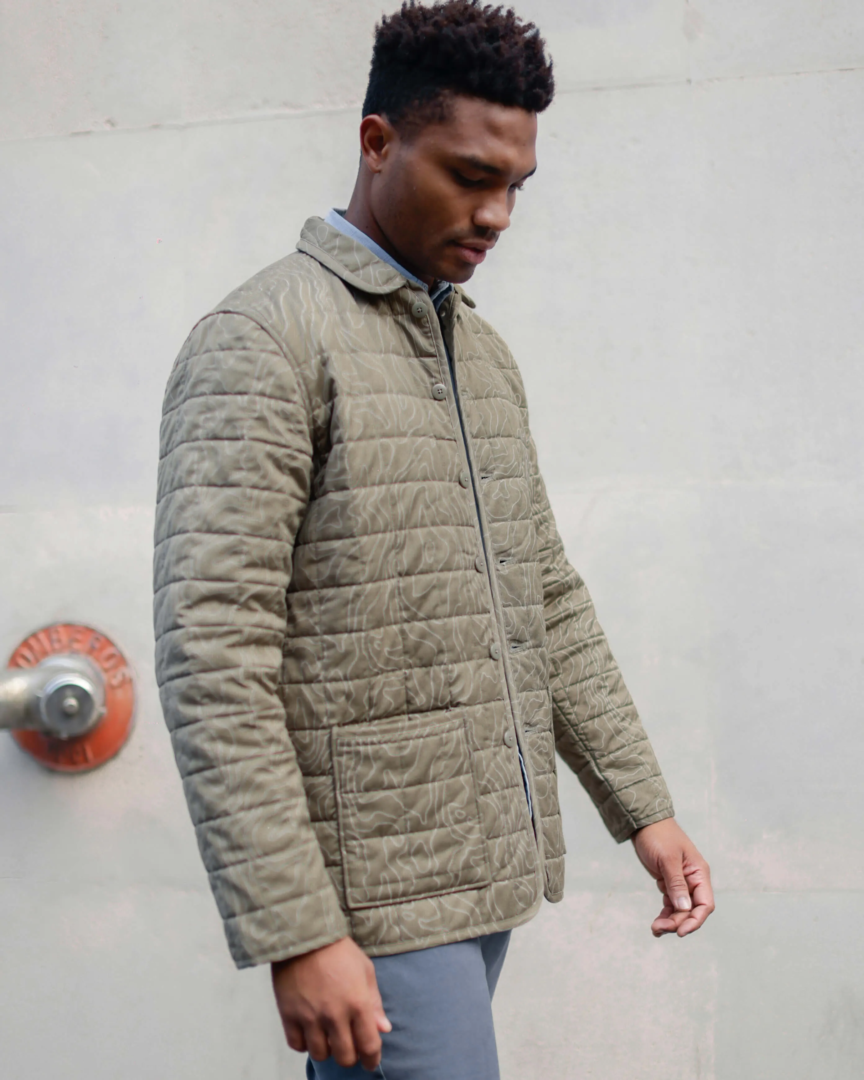 Quilted Kite Jacket / Tank Maps