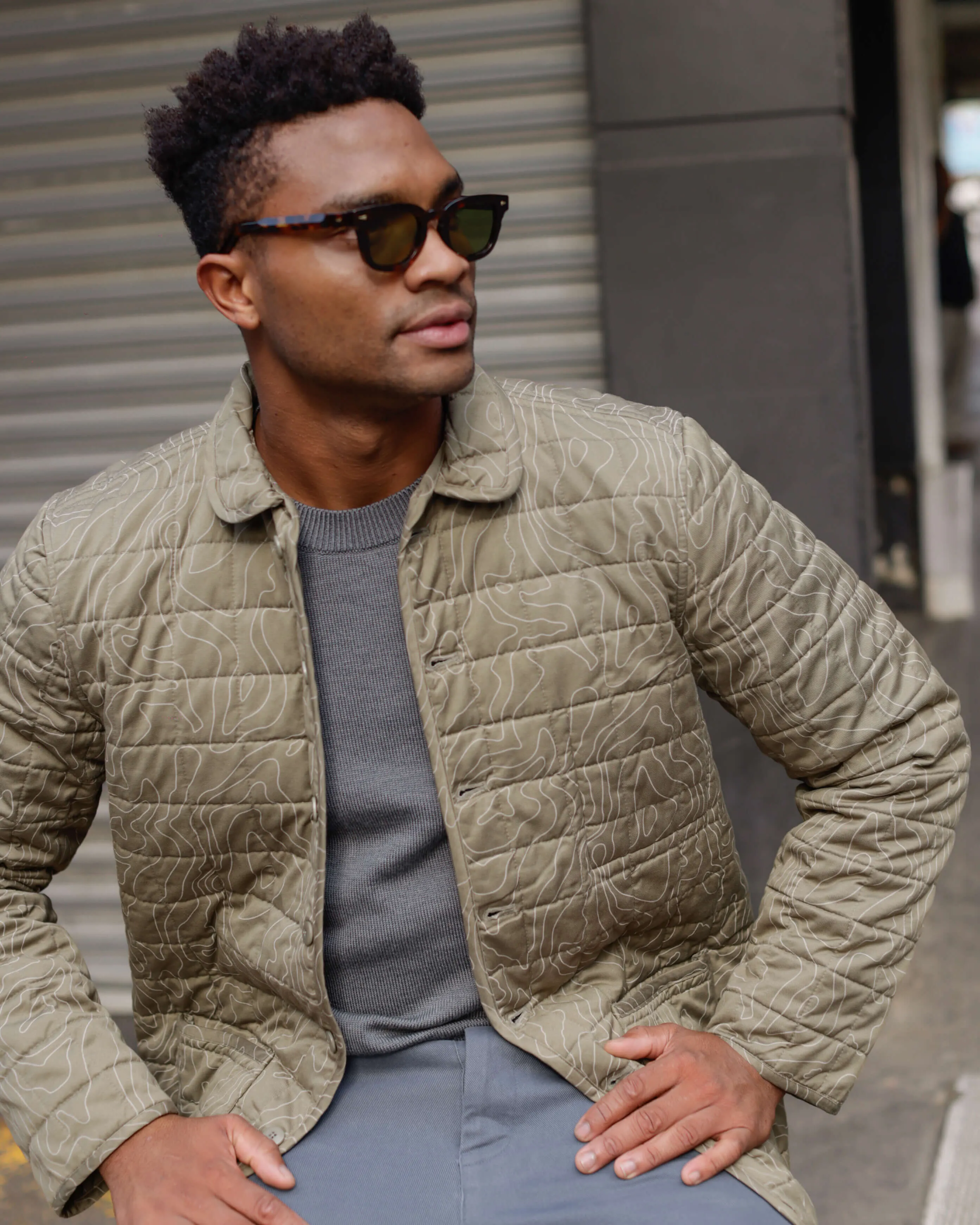 Quilted Kite Jacket / Tank Maps