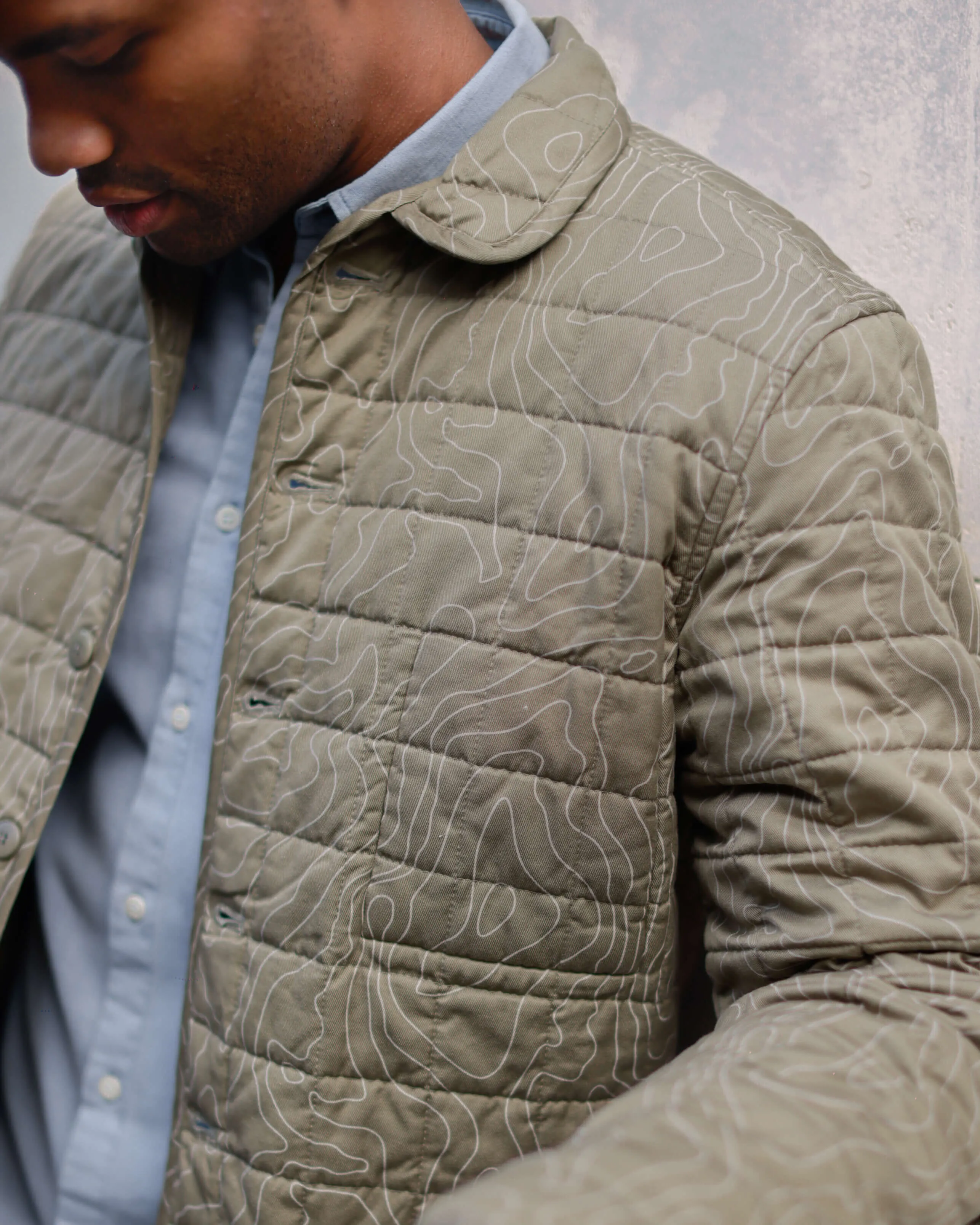 Quilted Kite Jacket / Tank Maps