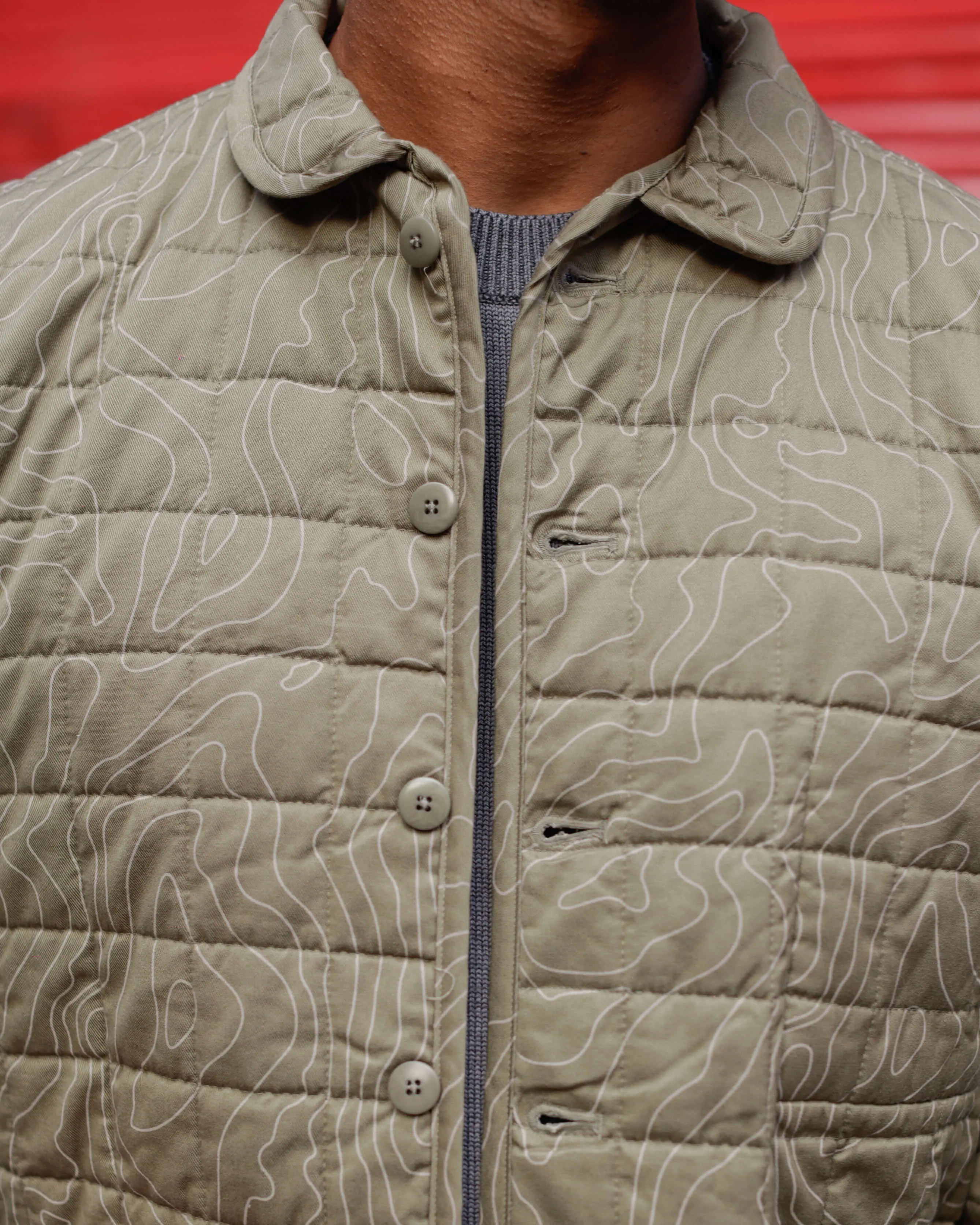 Quilted Kite Jacket / Tank Maps