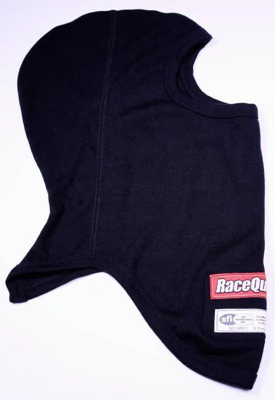 RaceQuip Double Layer Hood - Black