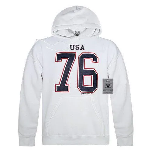 Rapid Dominance Patriotic Athletic USA 76 Printed Graphic Pullover Hoodies Sweatshirt Unisex