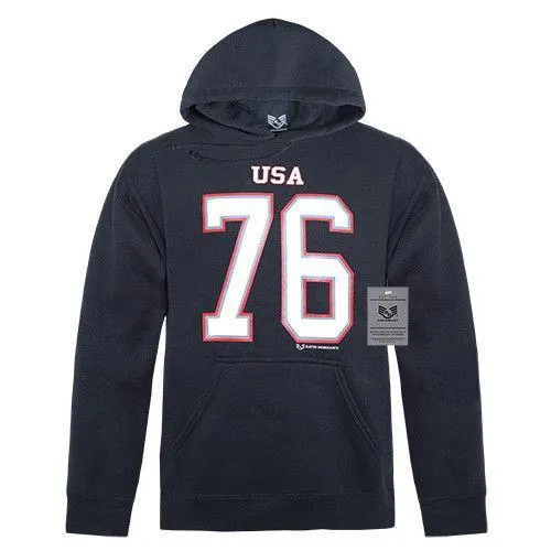 Rapid Dominance Patriotic Athletic USA 76 Printed Graphic Pullover Hoodies Sweatshirt Unisex