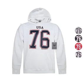 Rapid Dominance Patriotic Athletic USA 76 Printed Graphic Pullover Hoodies Sweatshirt Unisex