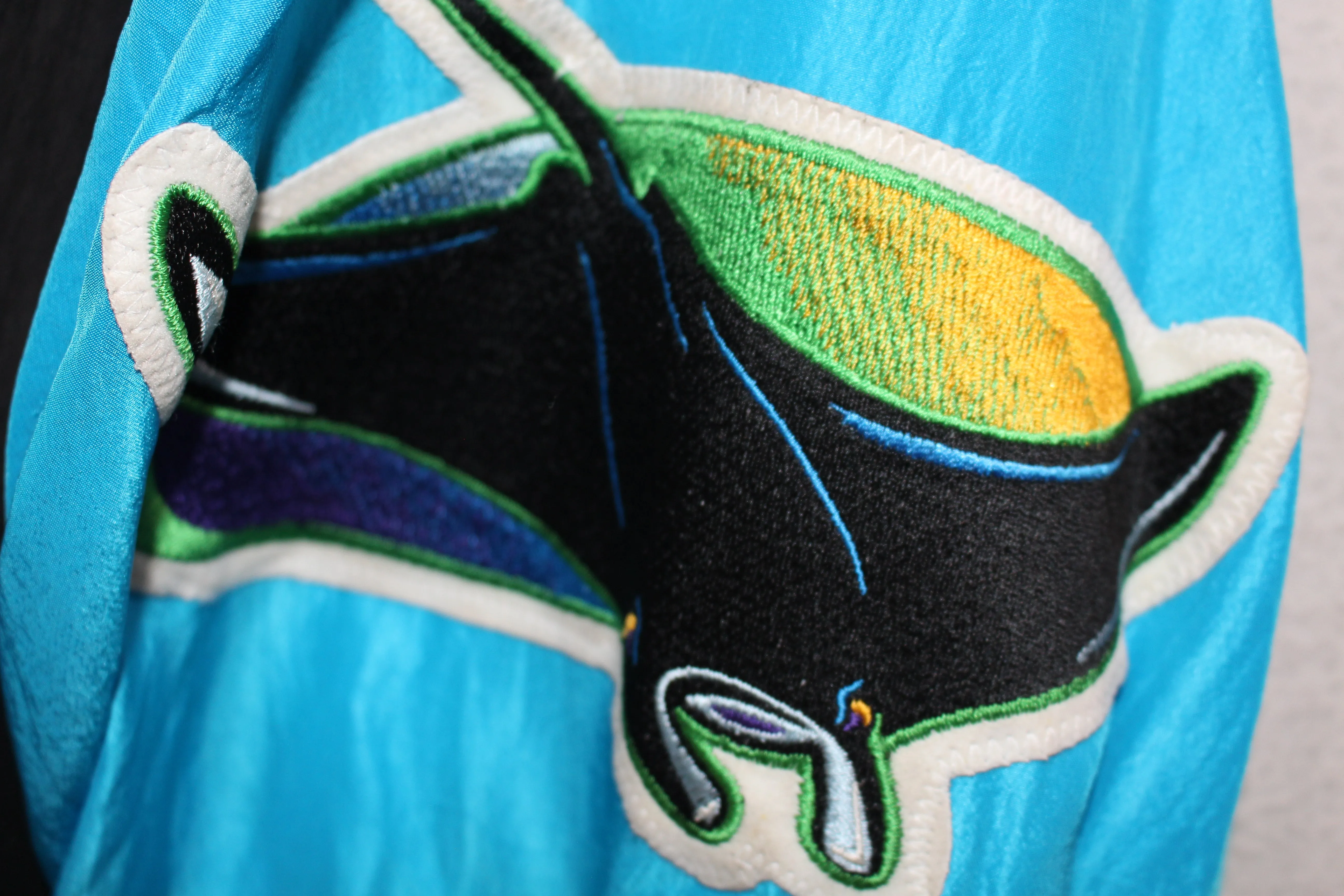 Rare 1995 Devil Rays Diamond Series Starter Bomber Jacket (L)