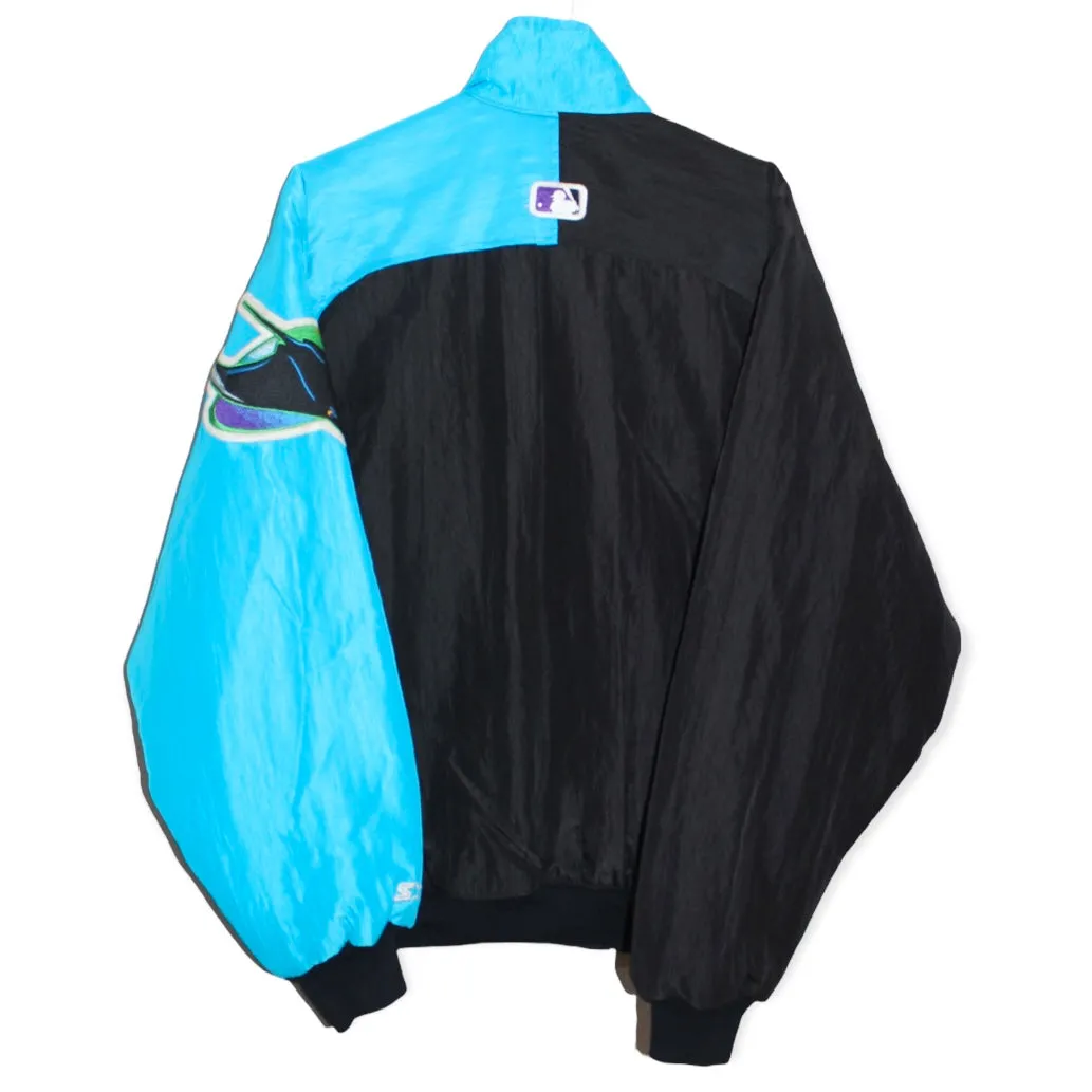 Rare 1995 Devil Rays Diamond Series Starter Bomber Jacket (L)